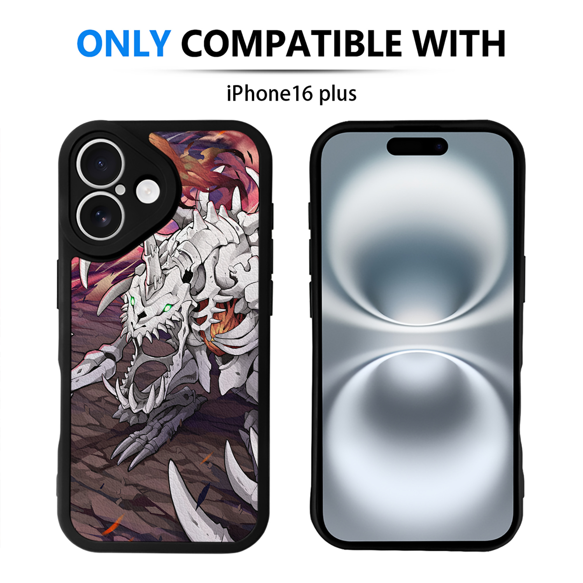 （画像用） Digimon デジタルモンスター/デジモン 【iPhone 16シリーズ対応】シリコンスマホケース（レザー調） 材質：シリコン